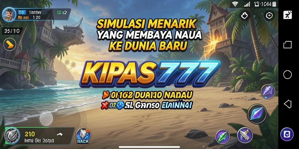 Tampilan utama gameplay KIPAS777 yang mendebarkan dan realistis.