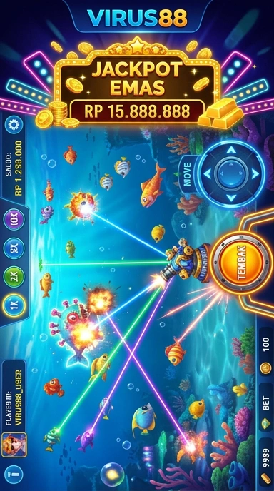 Screenshot fitur pencarian cepat di aplikasi virus88.